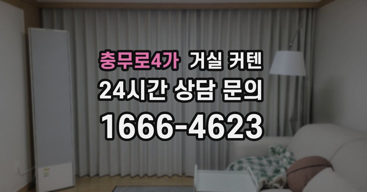 충무로4가 거실 커텐