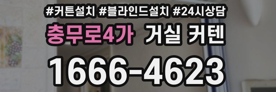 충무로4가 거실 커텐