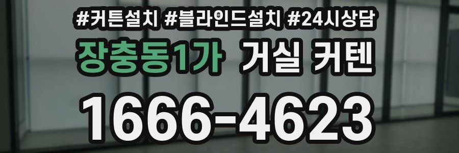 장충동1가 거실 커텐