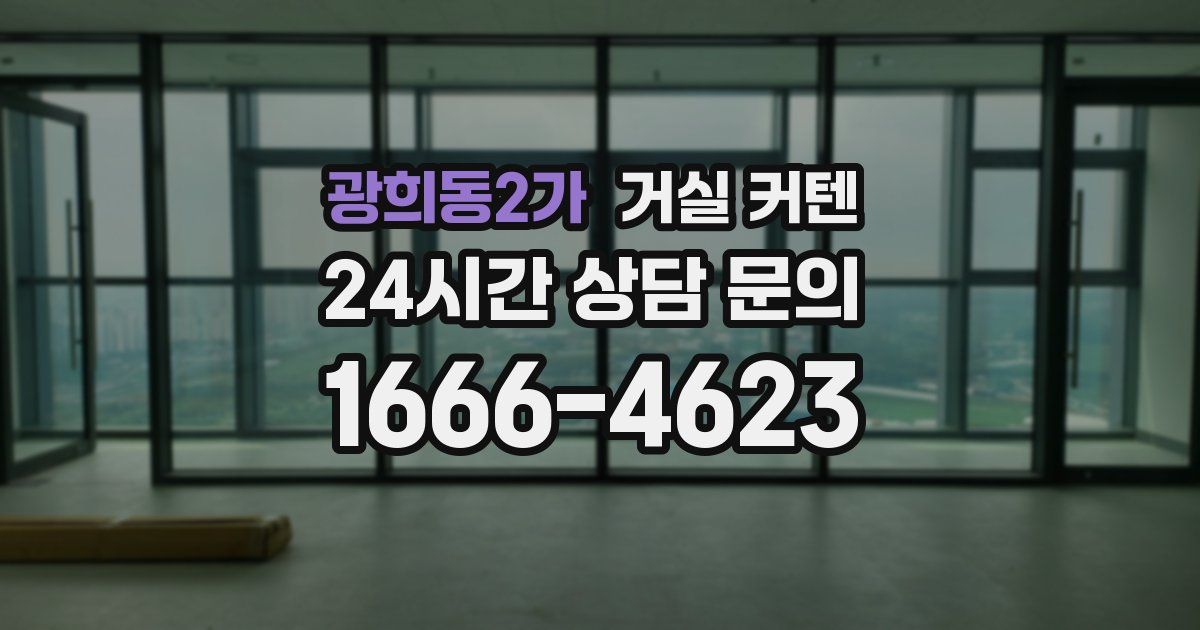 광희동2가 거실 커텐