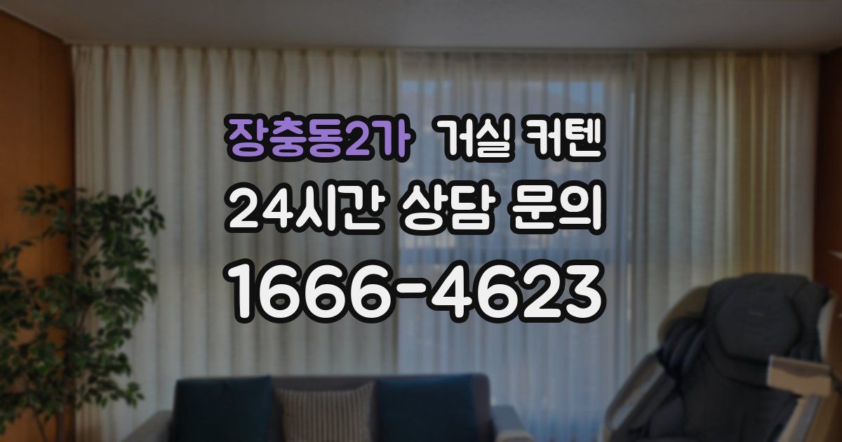 장충동2가 거실 커텐