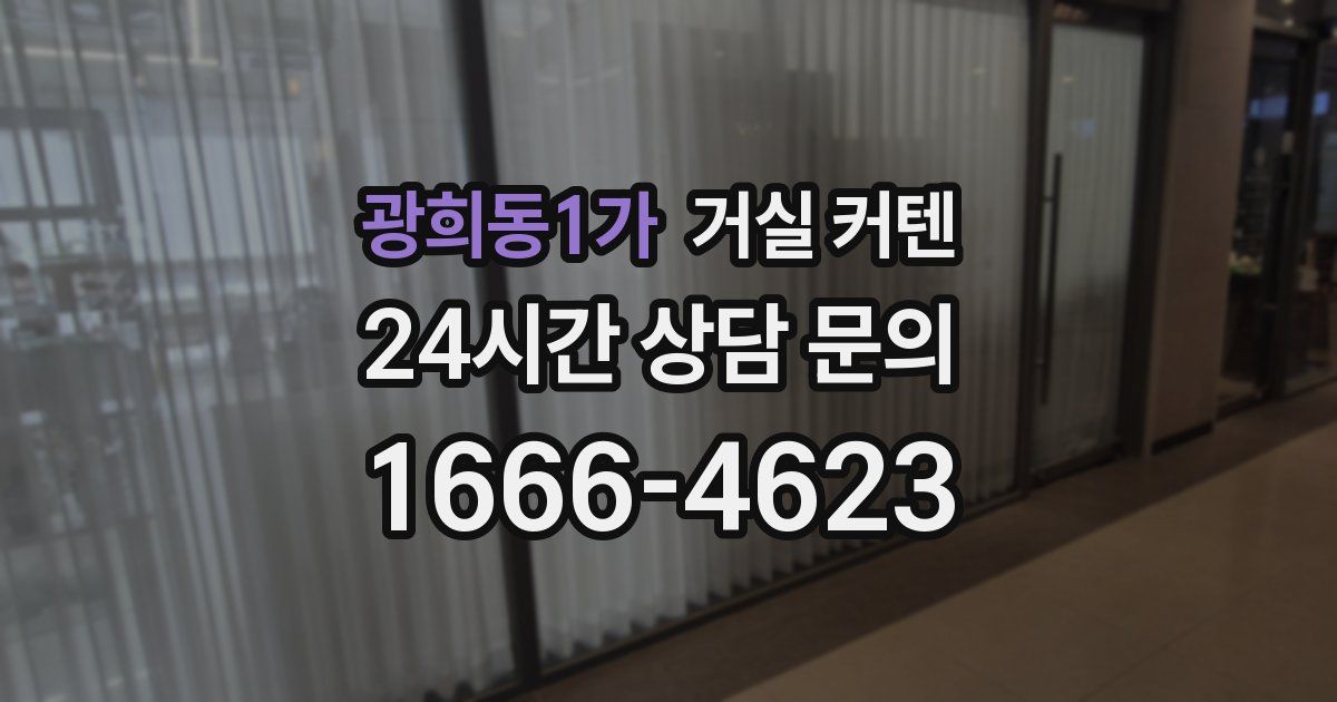 광희동1가 거실 커텐