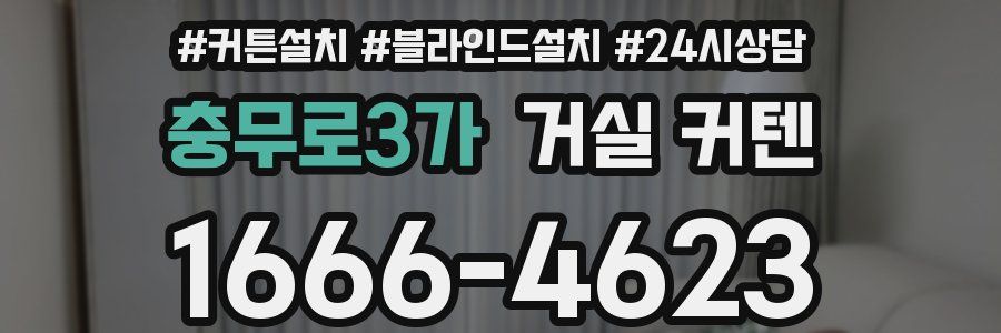 충무로3가 거실 커텐