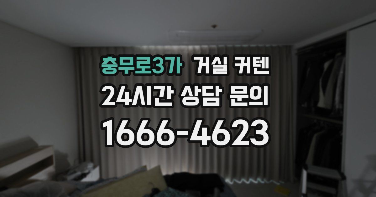 충무로3가 거실 커텐