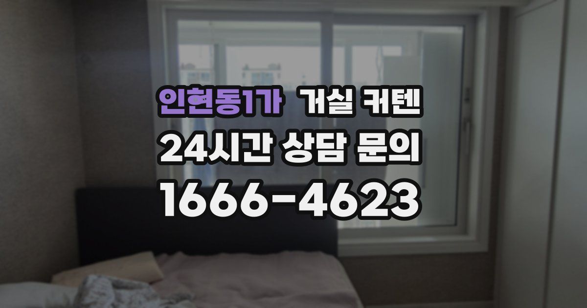 인현동1가 거실 커텐