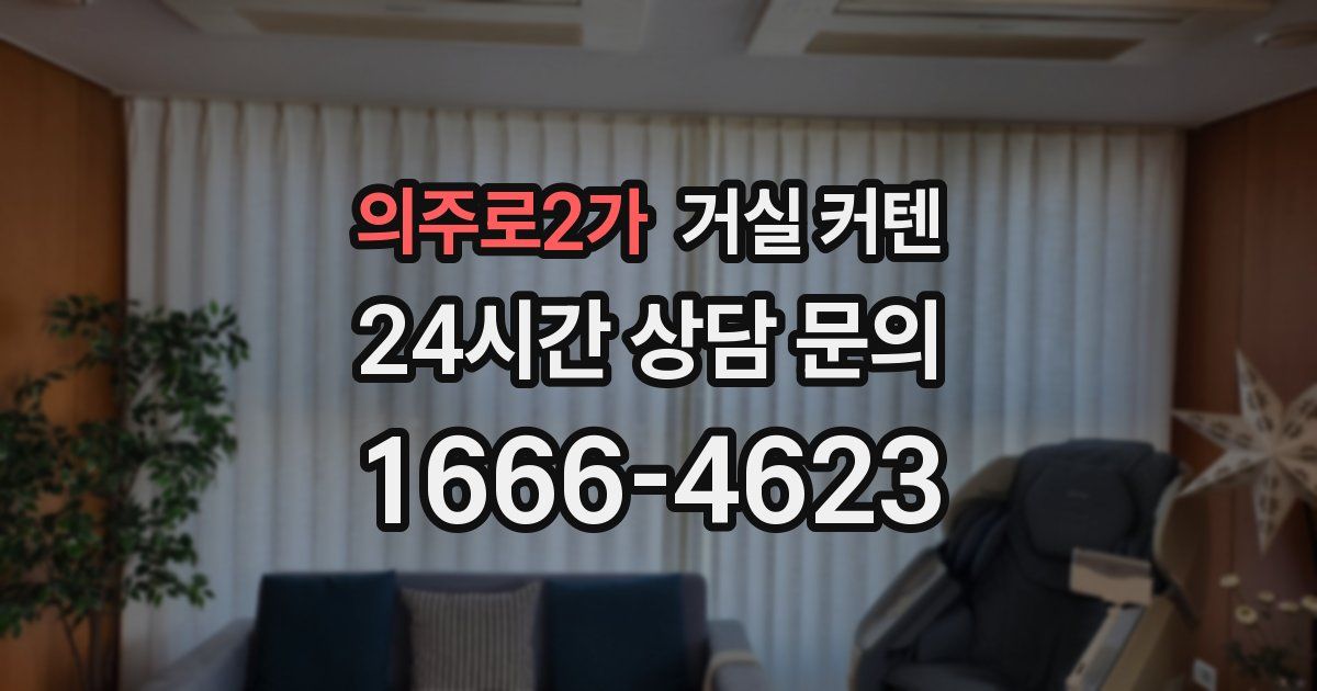 의주로2가 거실 커텐