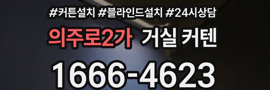 의주로2가 거실 커텐