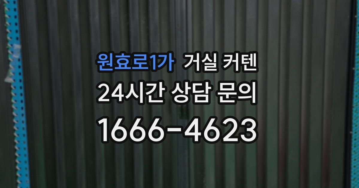 원효로1가 거실 커텐