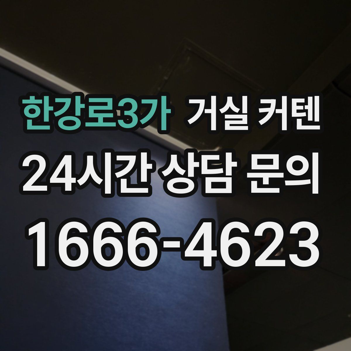 한강로3가 거실 커텐