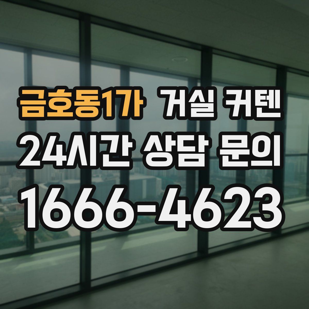 금호동1가 거실 커텐