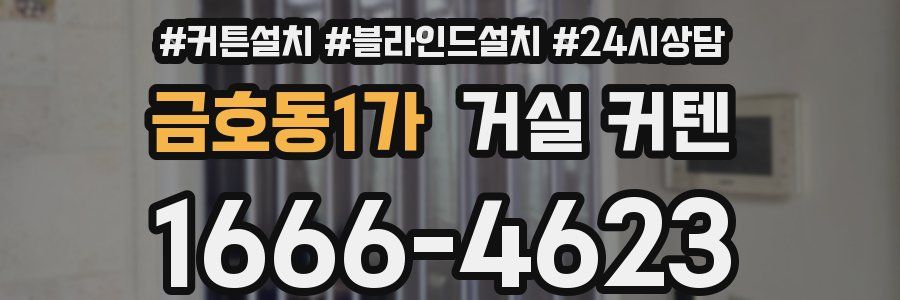 금호동1가 거실 커텐