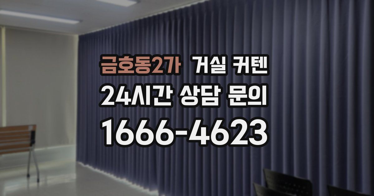 금호동2가 거실 커텐
