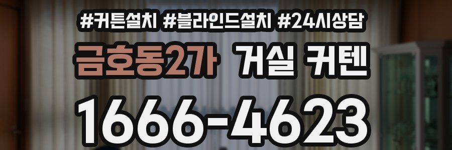 금호동2가 거실 커텐