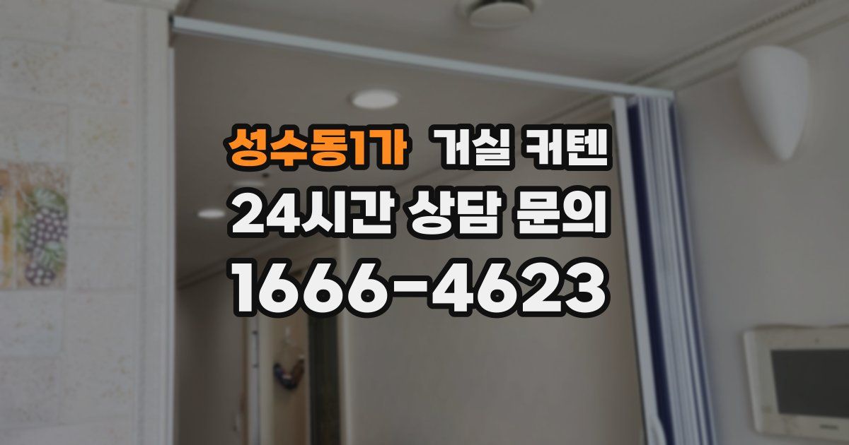 성수동1가 거실 커텐