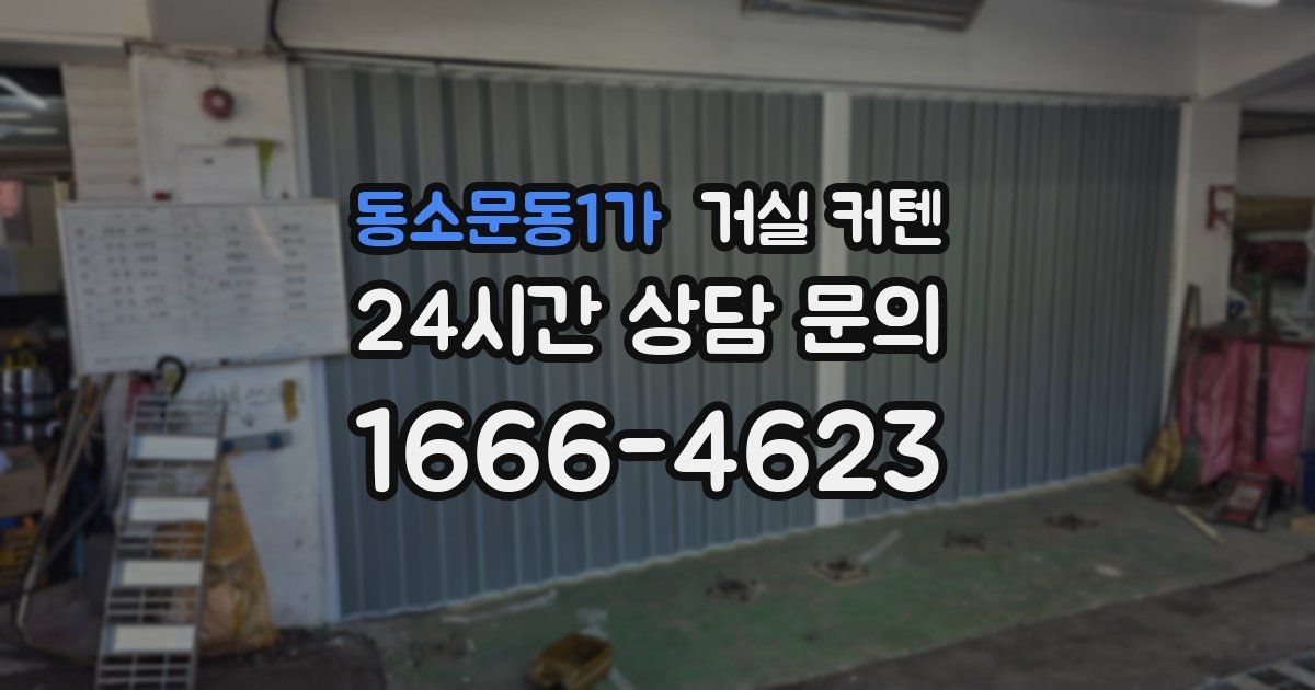 동소문동1가 거실 커텐