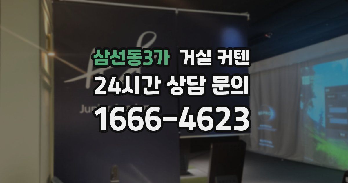 삼선동3가 거실 커텐