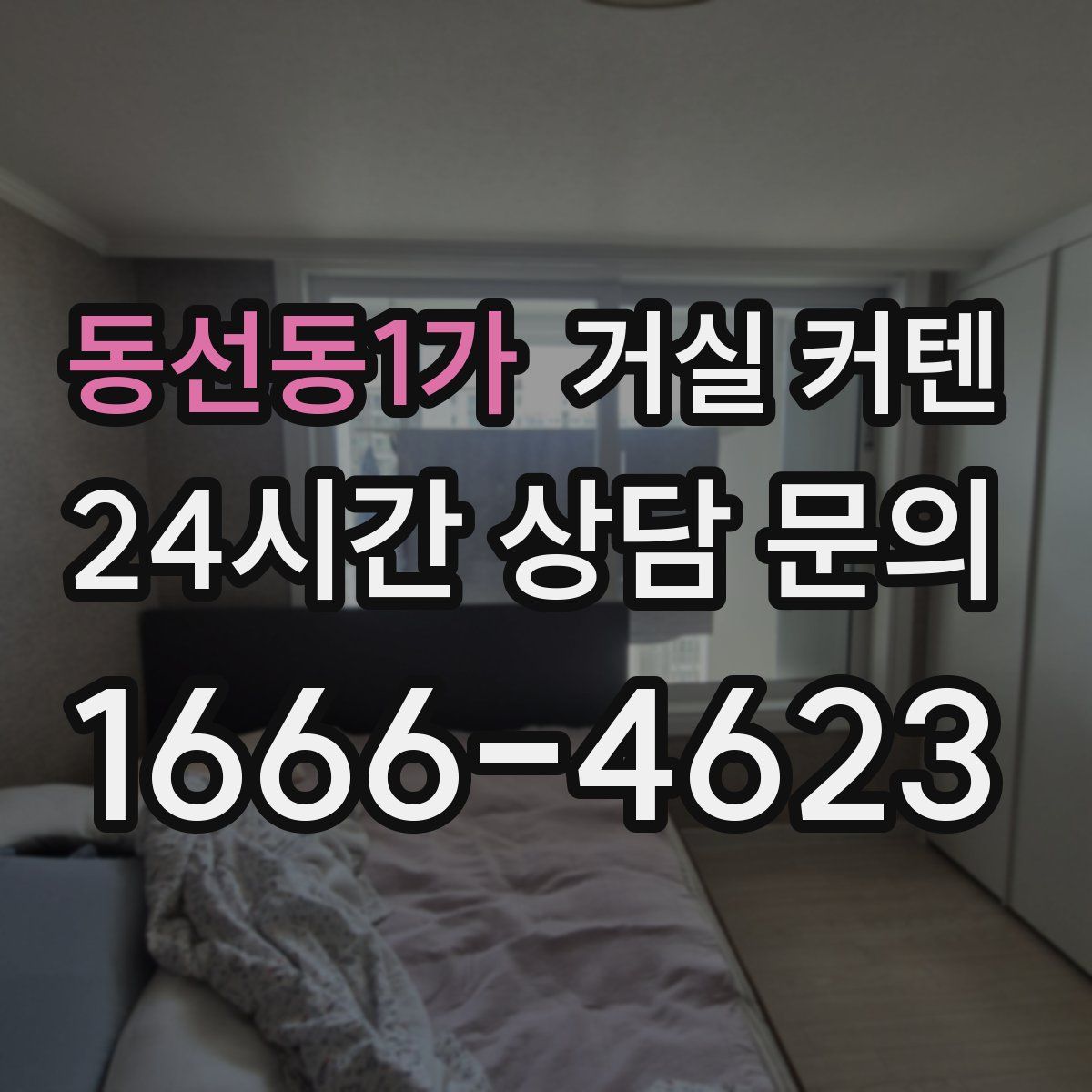 동선동1가 거실 커텐