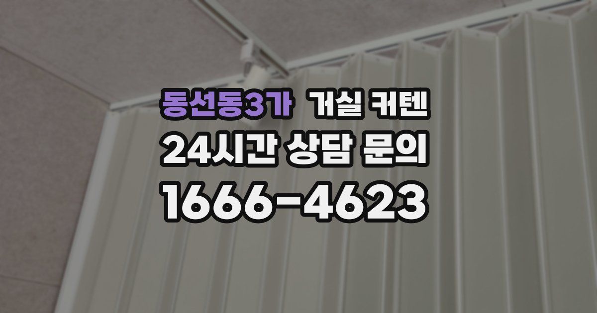 동선동3가 거실 커텐
