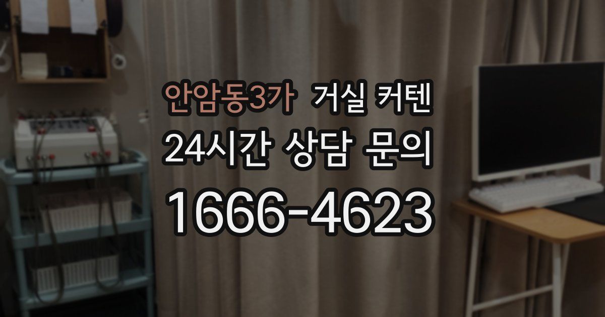 안암동3가 거실 커텐