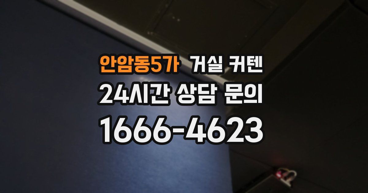 안암동5가 거실 커텐