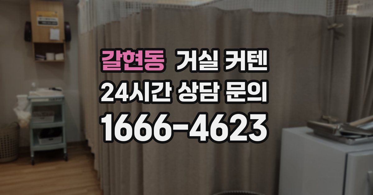 갈현동 거실 커텐