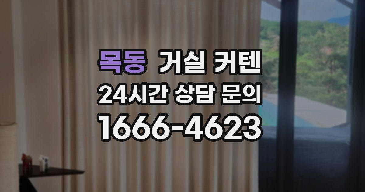 목동 거실 커텐