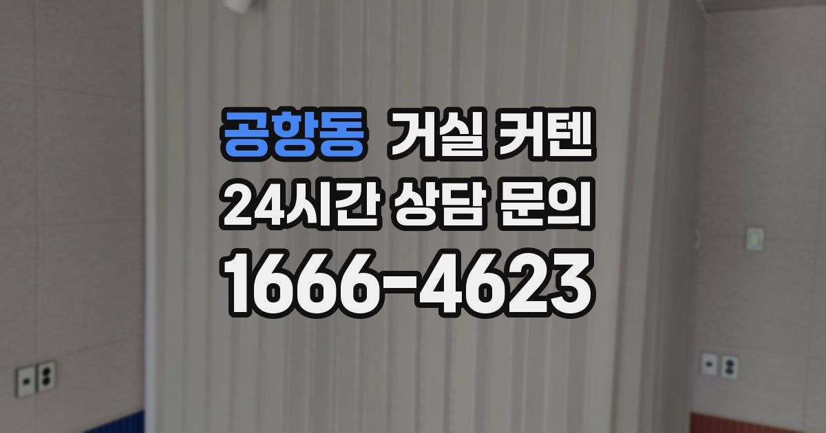 공항동 거실 커텐