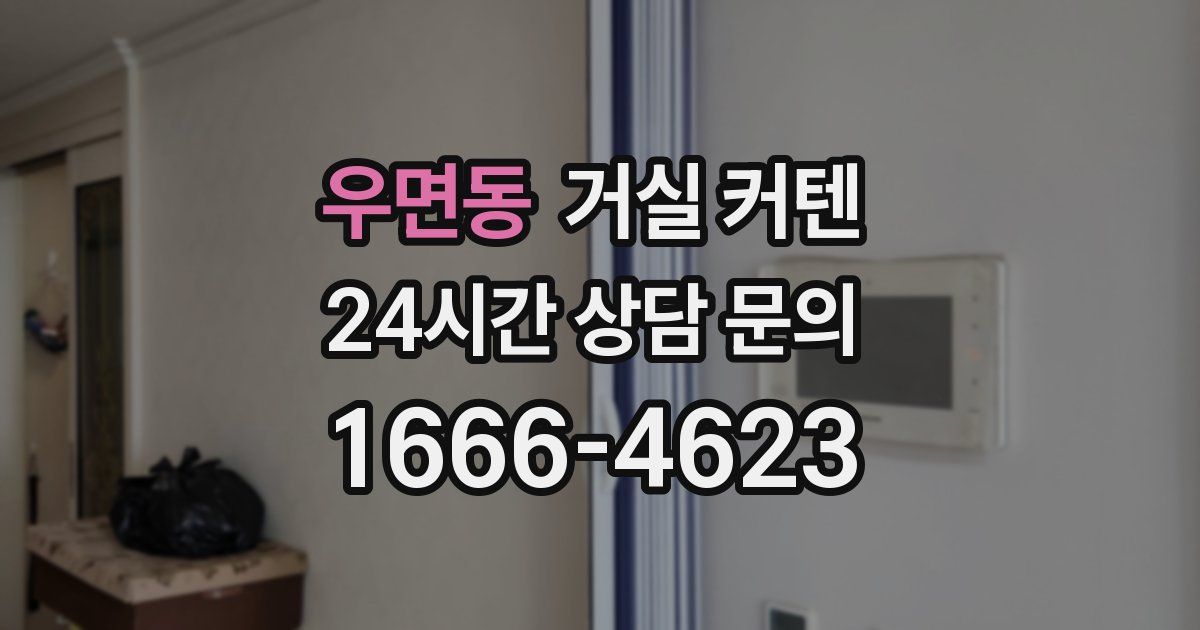 우면동 거실 커텐