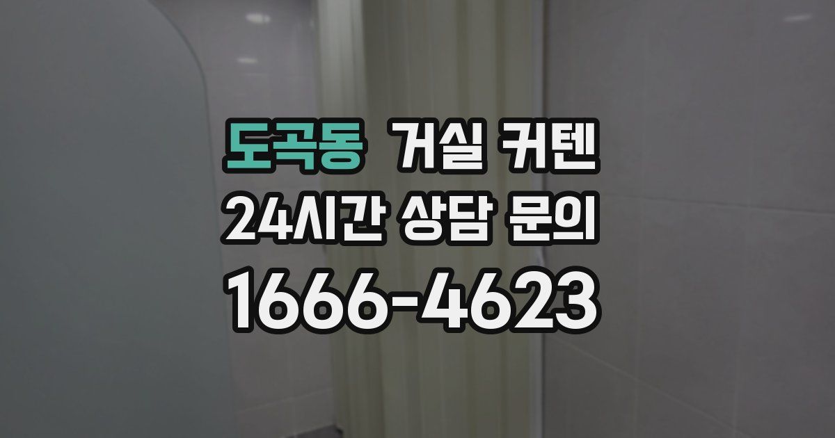 도곡동 거실 커텐