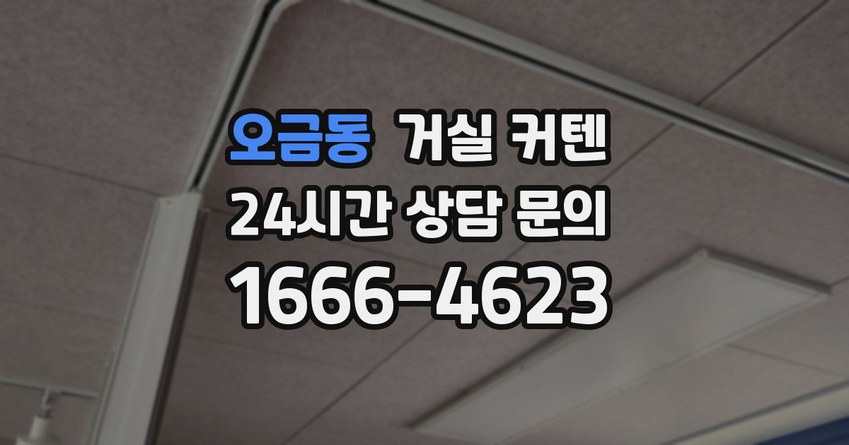 오금동 거실 커텐