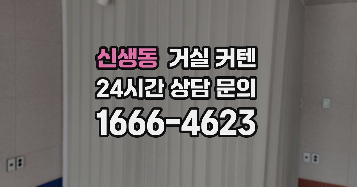 신생동 거실 커텐