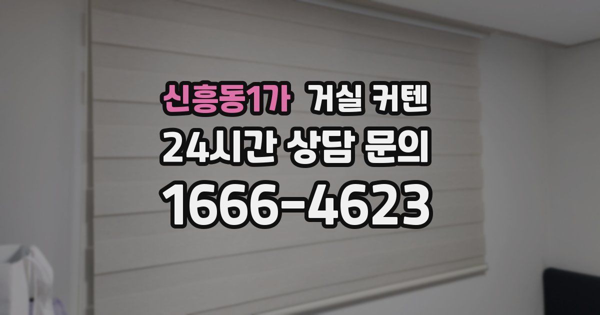 신흥동1가 거실 커텐