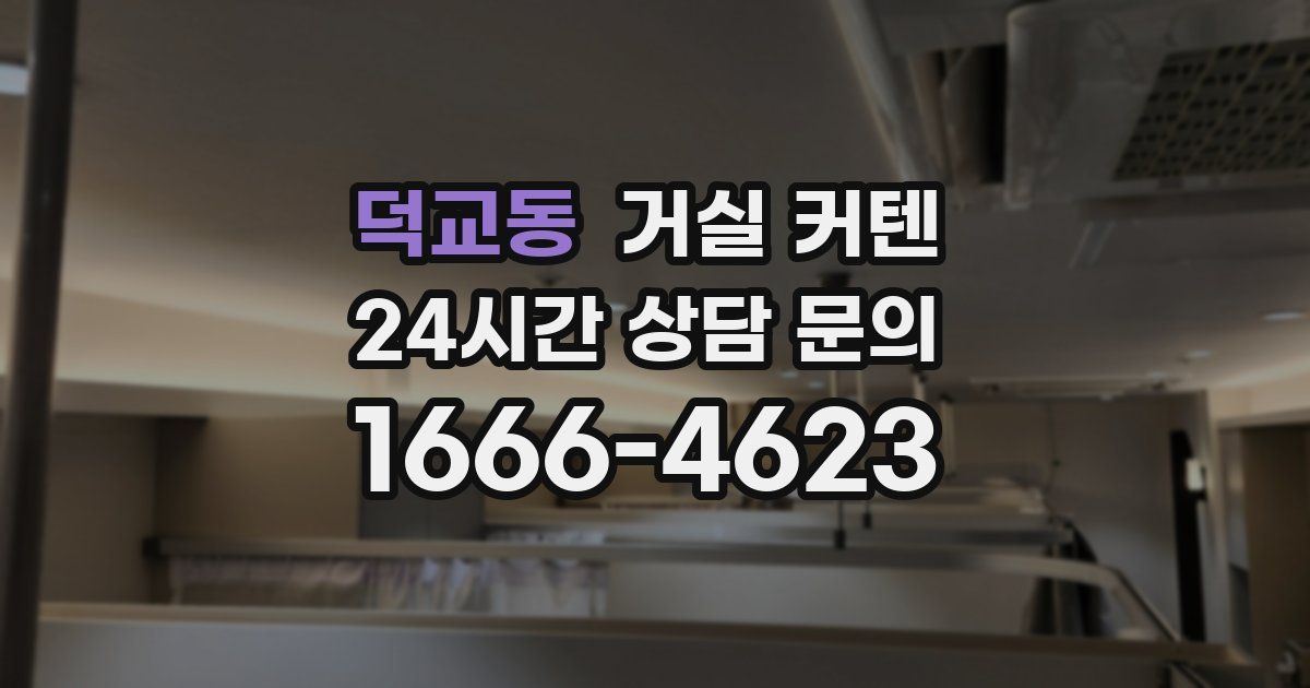 덕교동 거실 커텐
