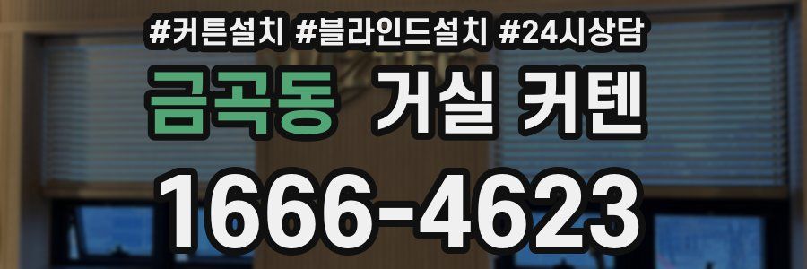 금곡동 거실 커텐