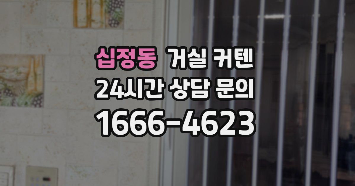 십정동 거실 커텐