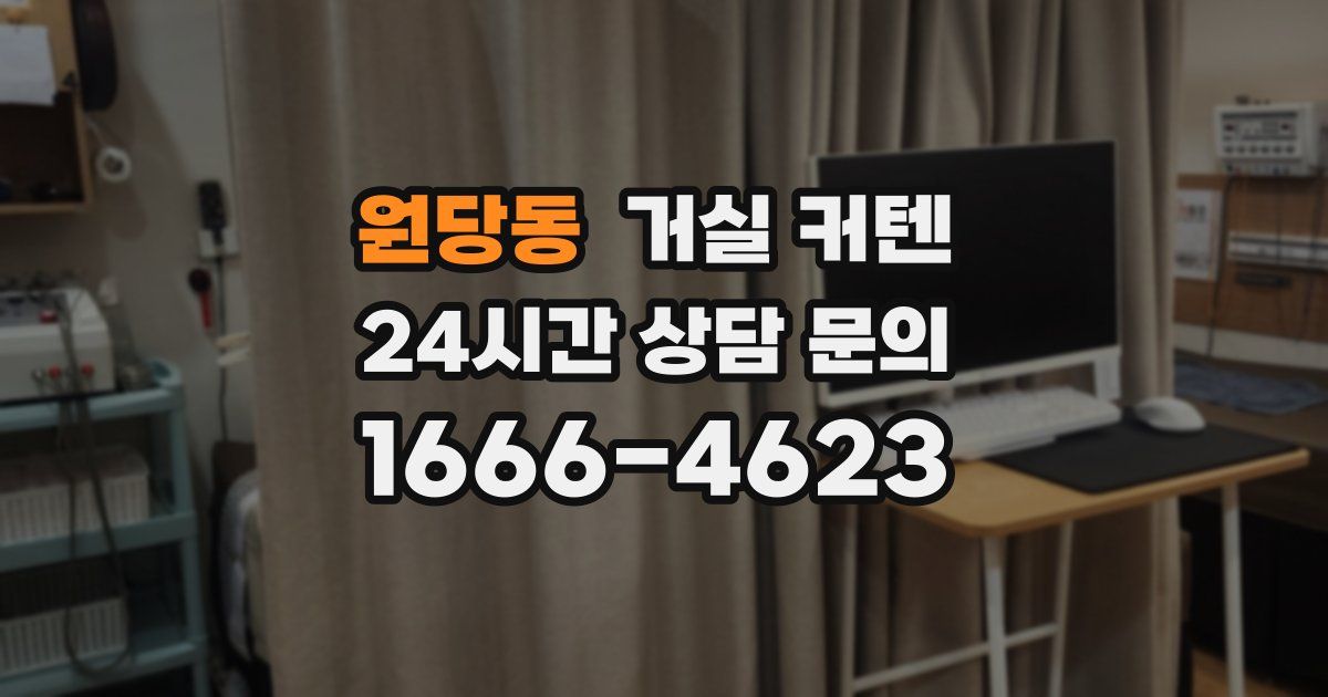 원당동 거실 커텐