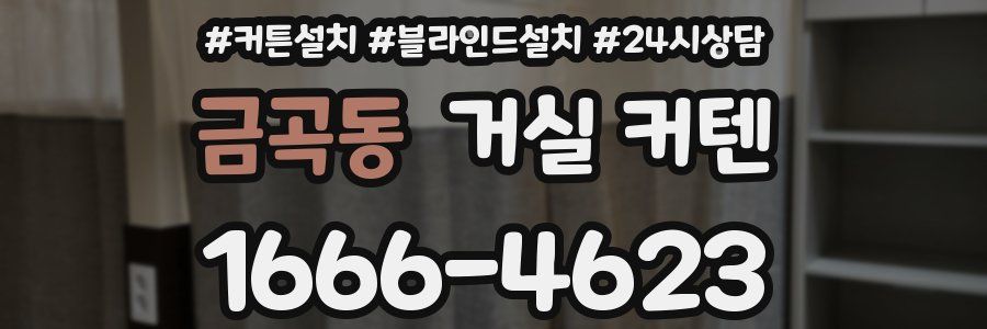 금곡동 거실 커텐