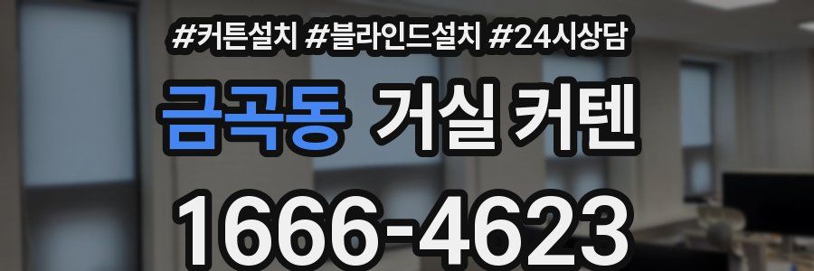 금곡동 거실 커텐