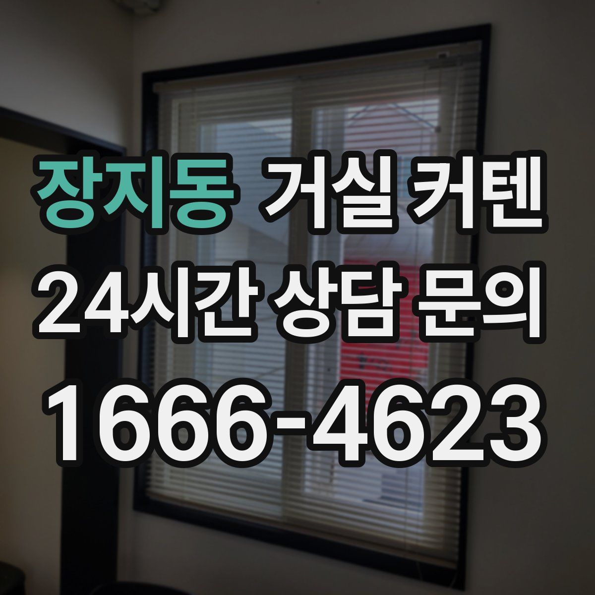 장지동 거실 커텐