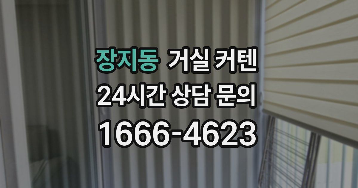 장지동 거실 커텐