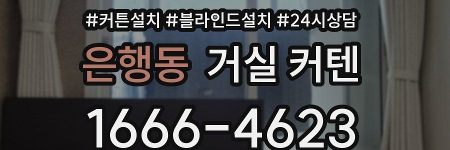 은행동 거실 커텐