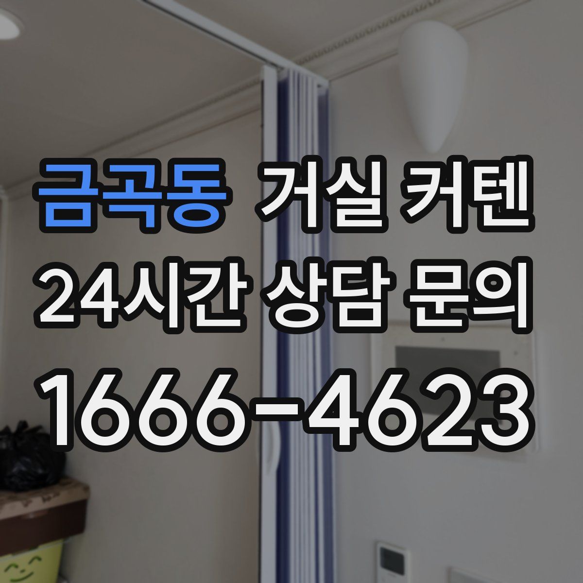금곡동 거실 커텐