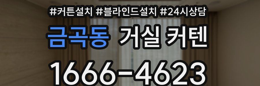 금곡동 거실 커텐