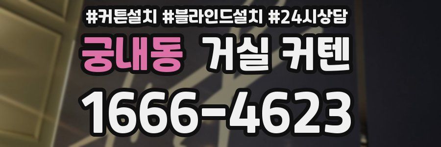 궁내동 거실 커텐