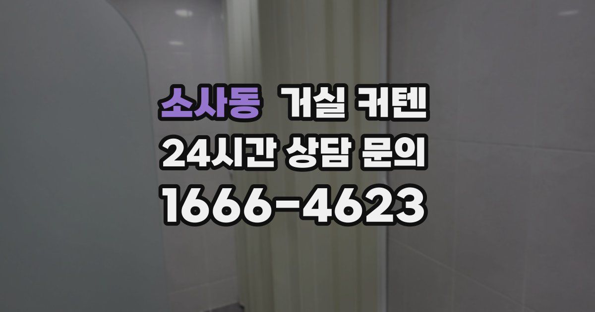 소사동 거실 커텐