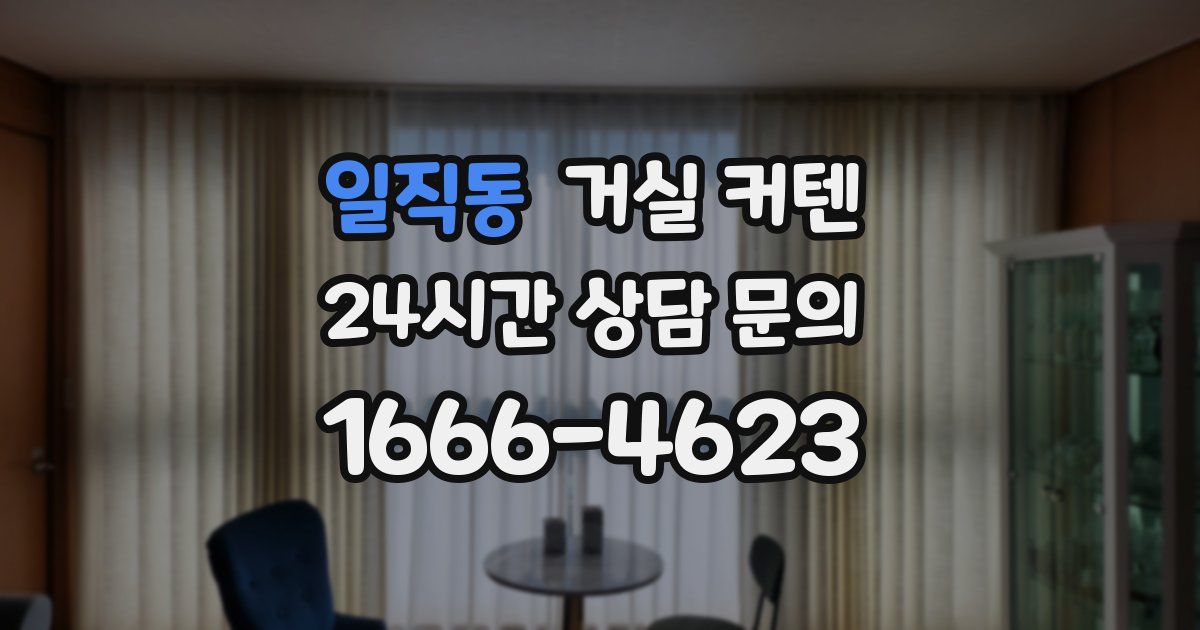 일직동 거실 커텐
