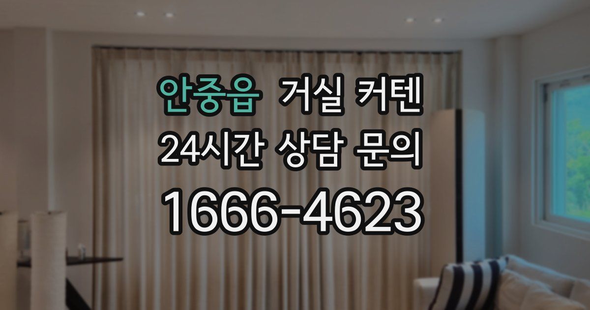 안중읍 거실 커텐