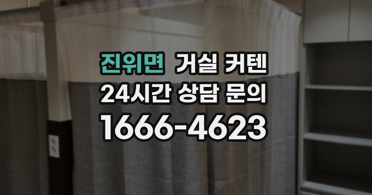 진위면 거실 커텐