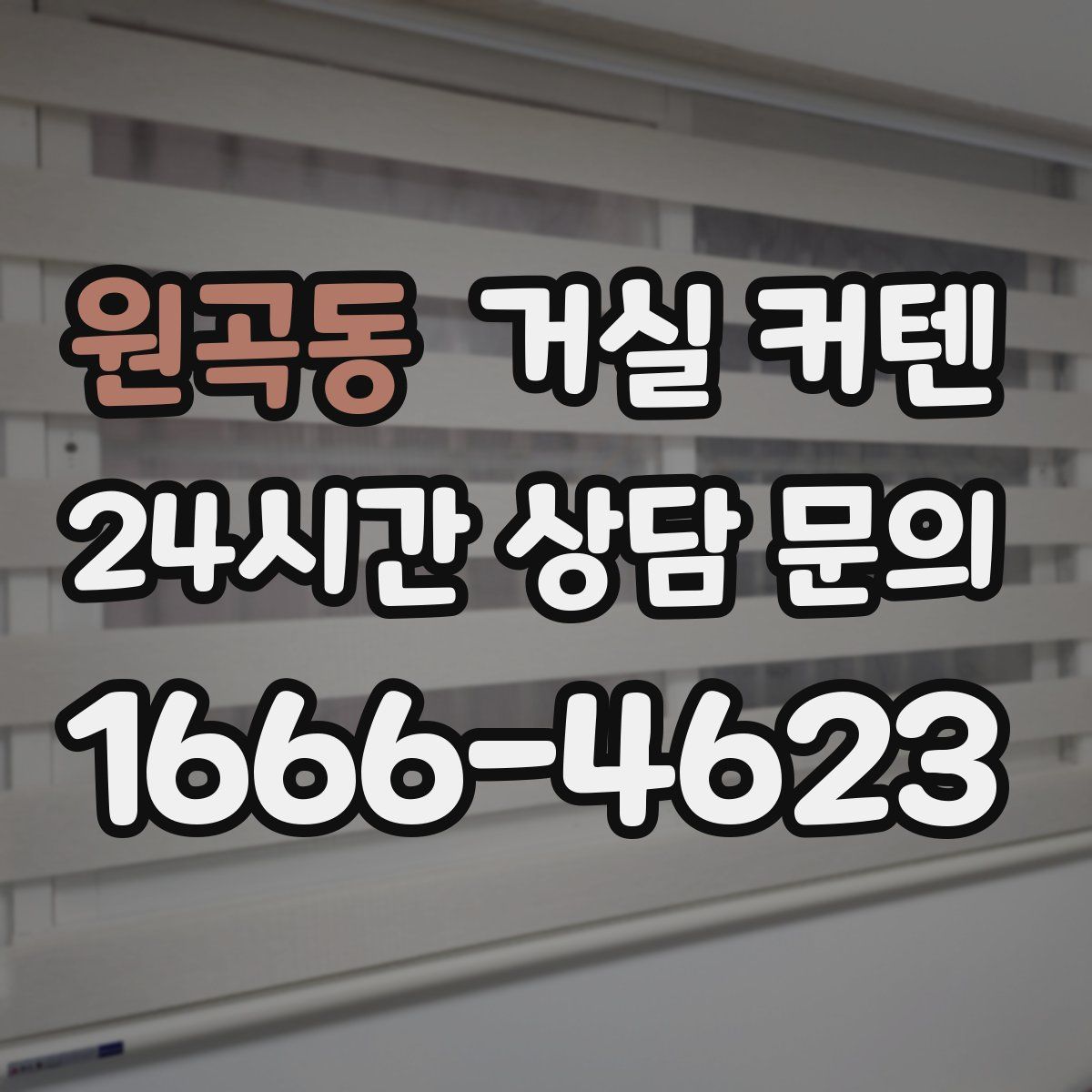 원곡동 거실 커텐