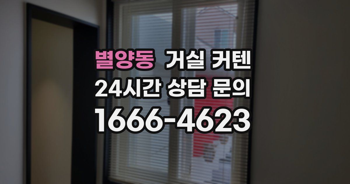 별양동 거실 커텐